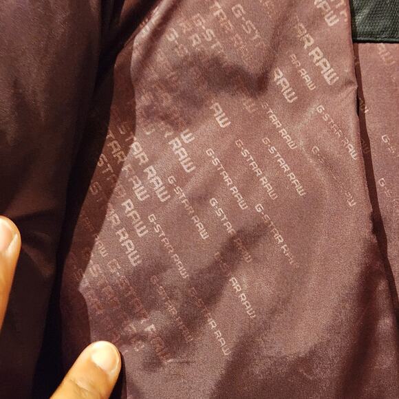 G-Star Raw Blue Whistler HDD Puffer Bomber Jacket Coat Men's Sz Large - Picture 9 of 16